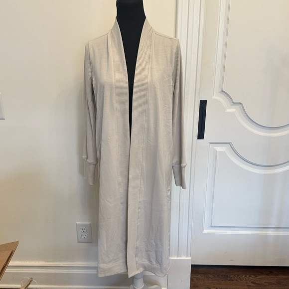 Splendid Open Front Shawl Collar Cardigan Duster Coatigan Fleece Knit NEW - Picture 1 of 7